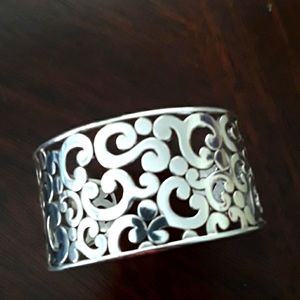 Brighton pure silver on bronze heavy bracelet.